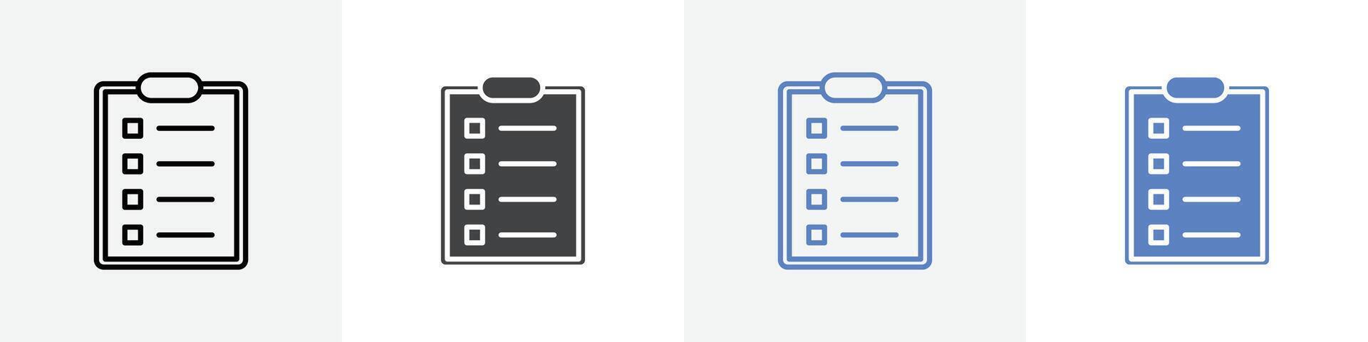 sheet icon set use for web ui or app vector
