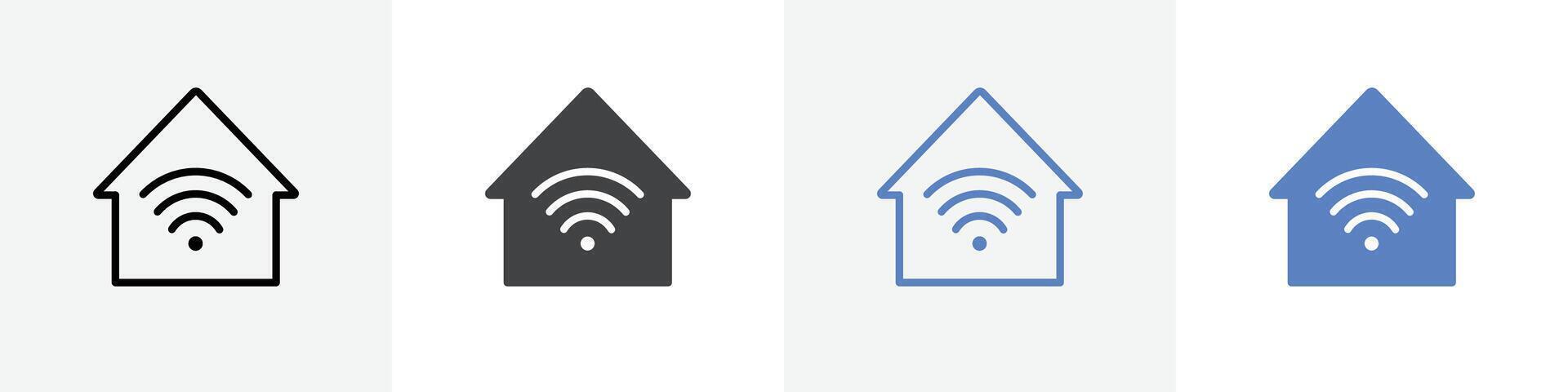 smart home icon set use for web ui or app vector