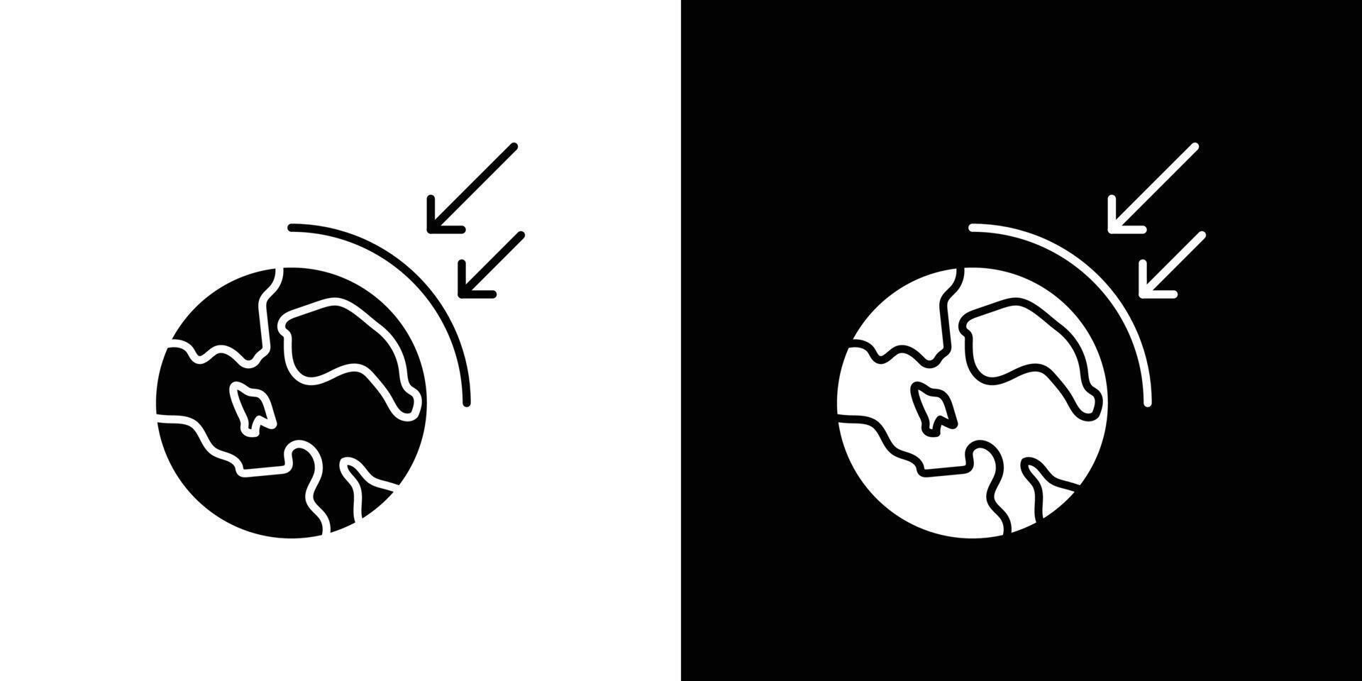 aerosphere icon Outline sign symbol set vector