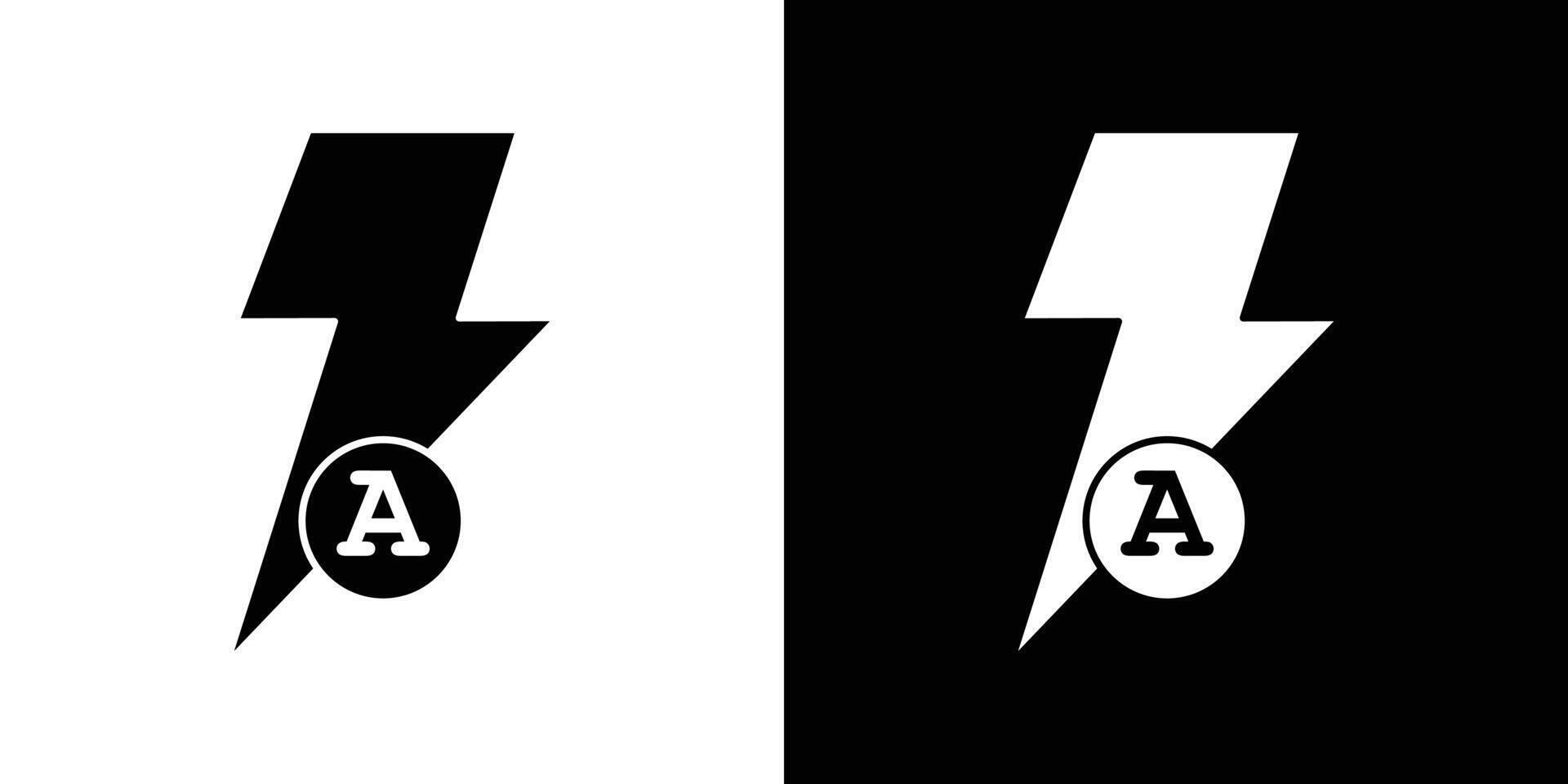auto flash icon Outline sign symbol set vector