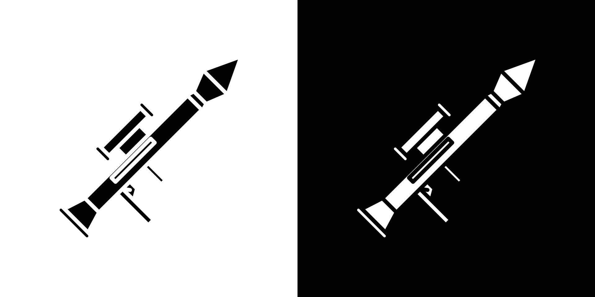 bazooka icon Outline sign symbol set vector