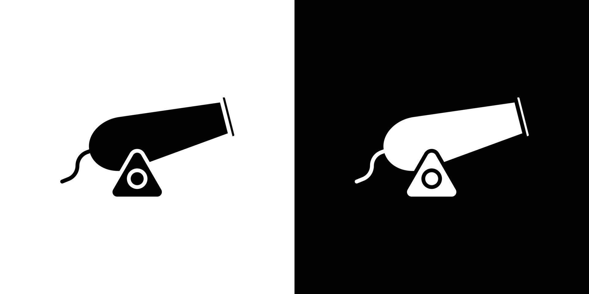 Cannon icon Outline sign symbol set vector