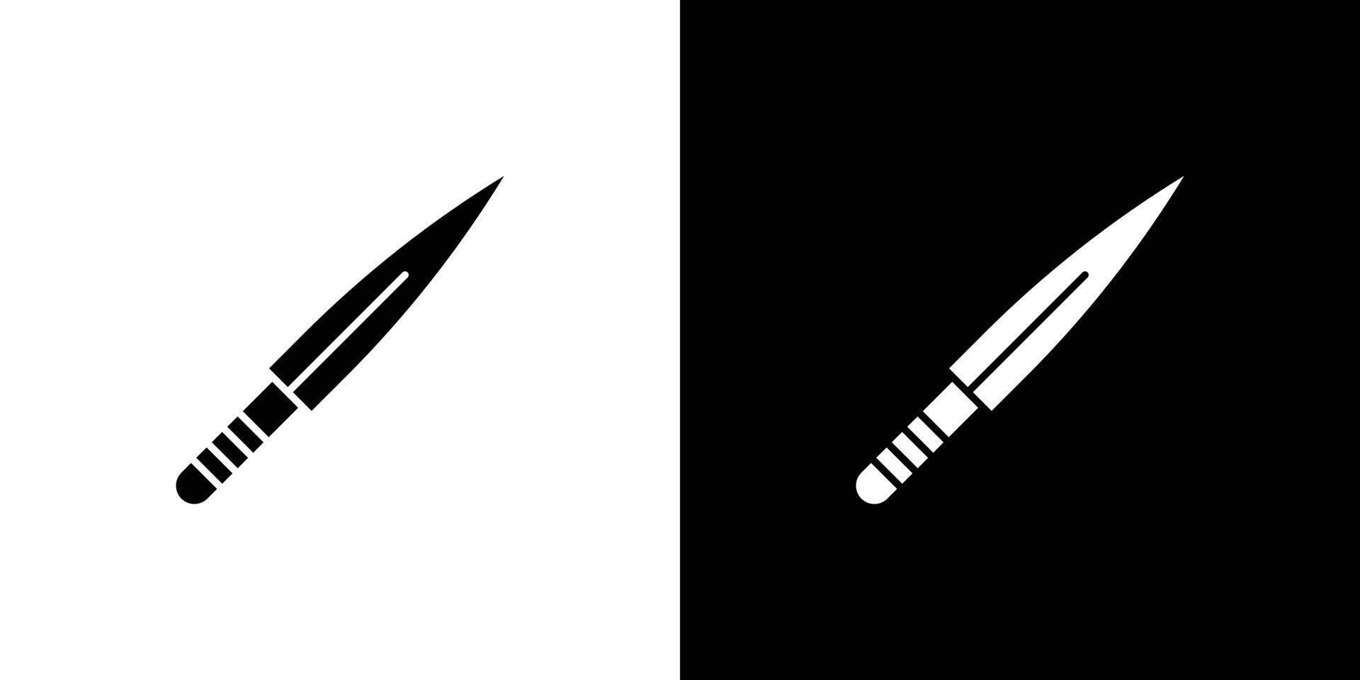 dagger icon Outline sign symbol set vector
