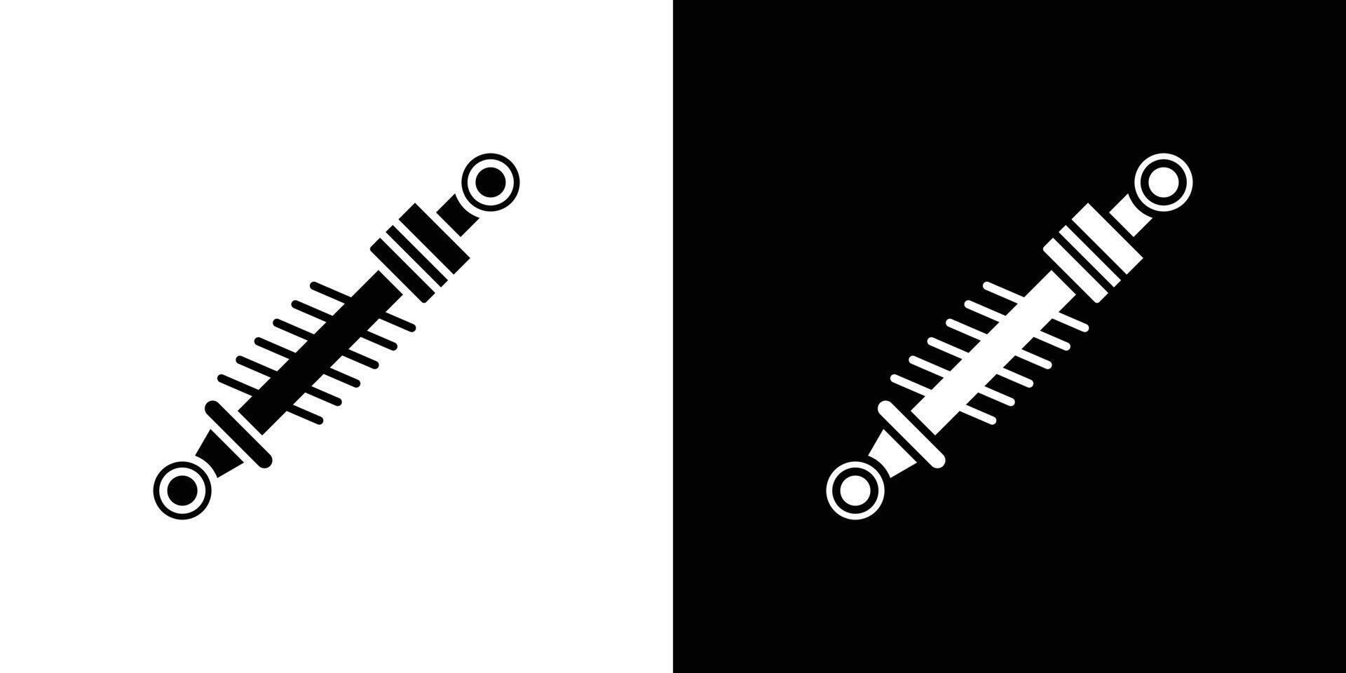 damper icon Outline sign symbol set vector