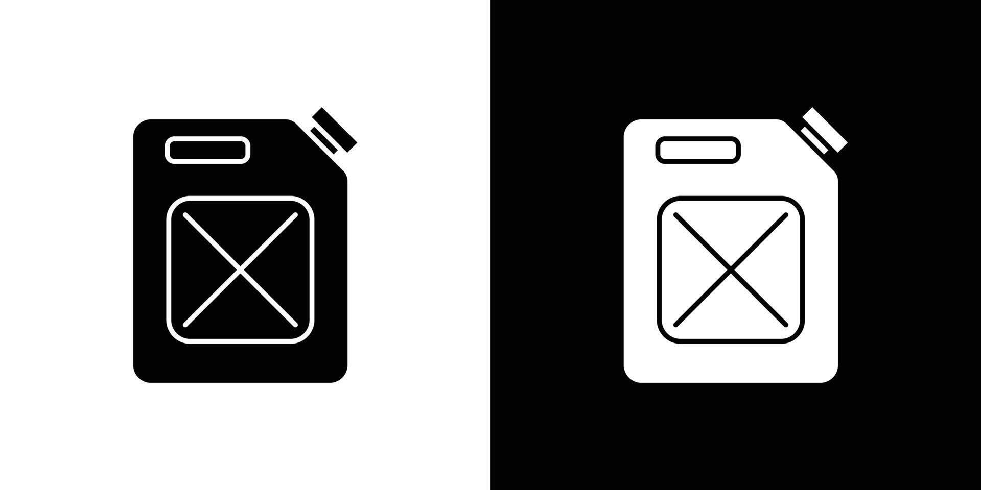 Jerrycan oil icon Outline sign symbol set vector
