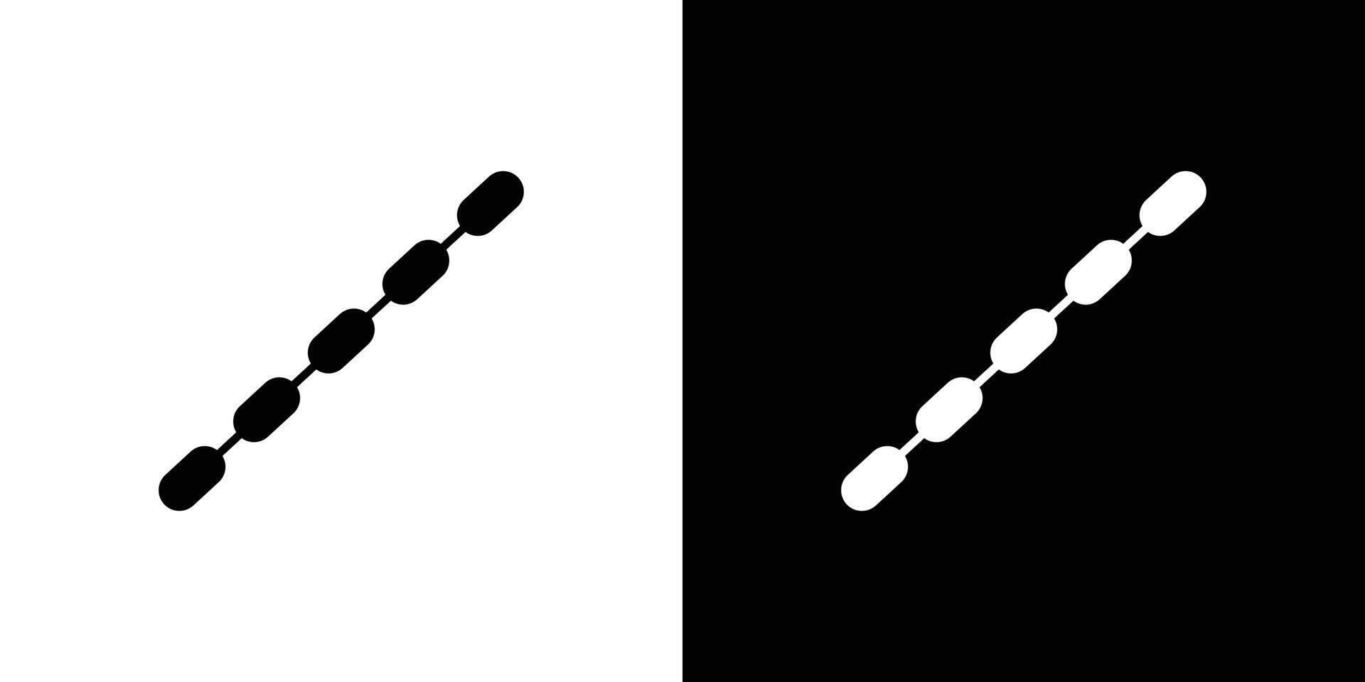 Link chain icon Outline sign symbol set vector