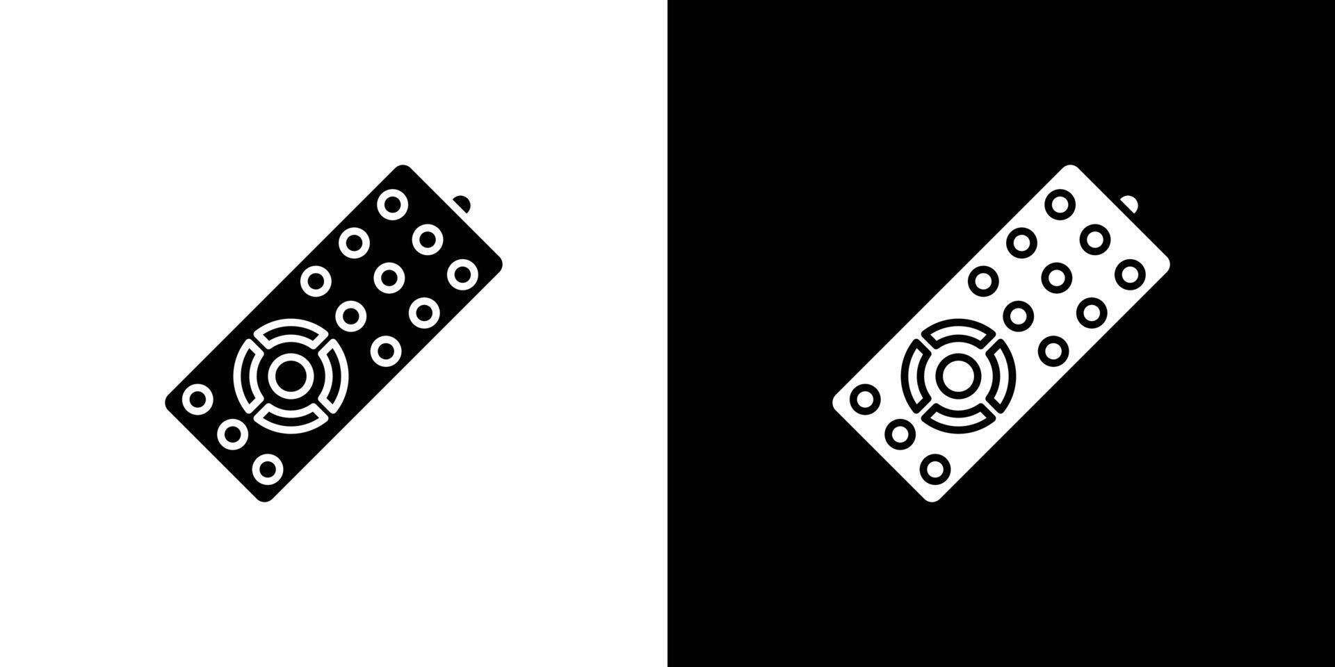 remote control icon Outline sign symbol set vector