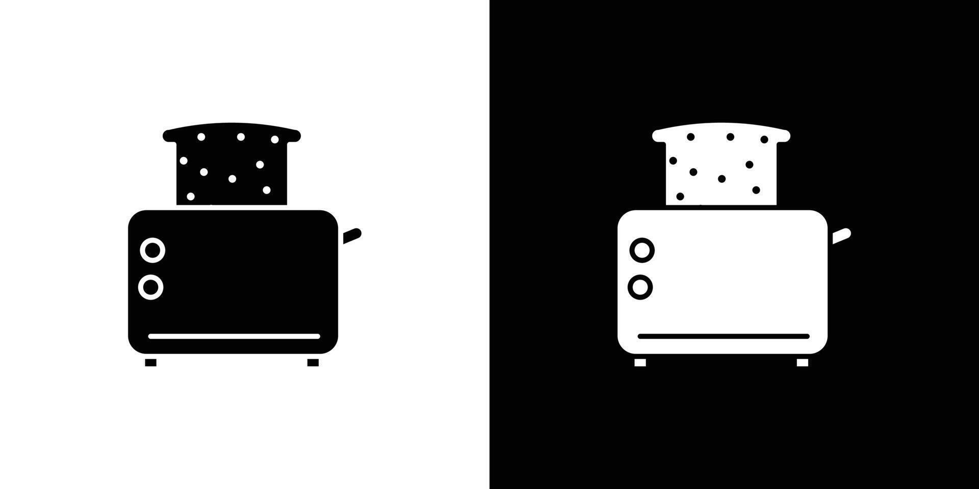 toaster icon Outline sign symbol set vector