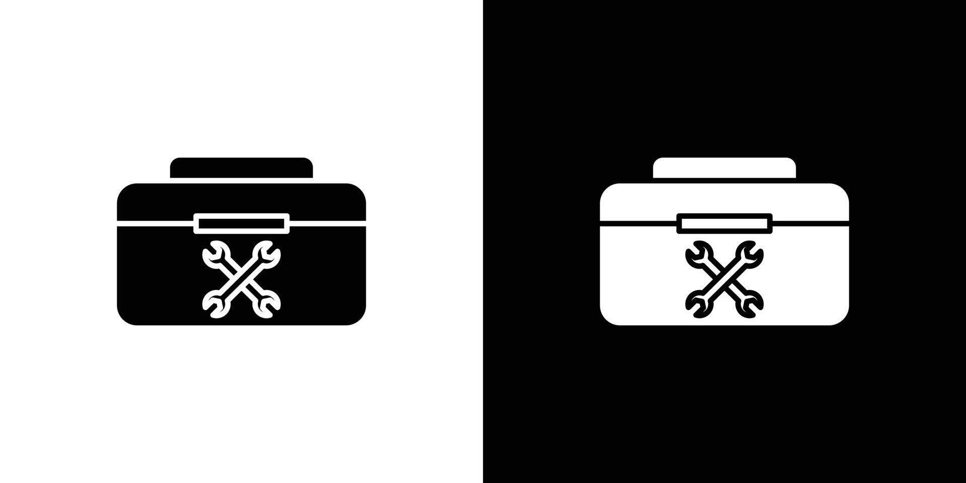 Toolbox icon Outline sign symbol set vector