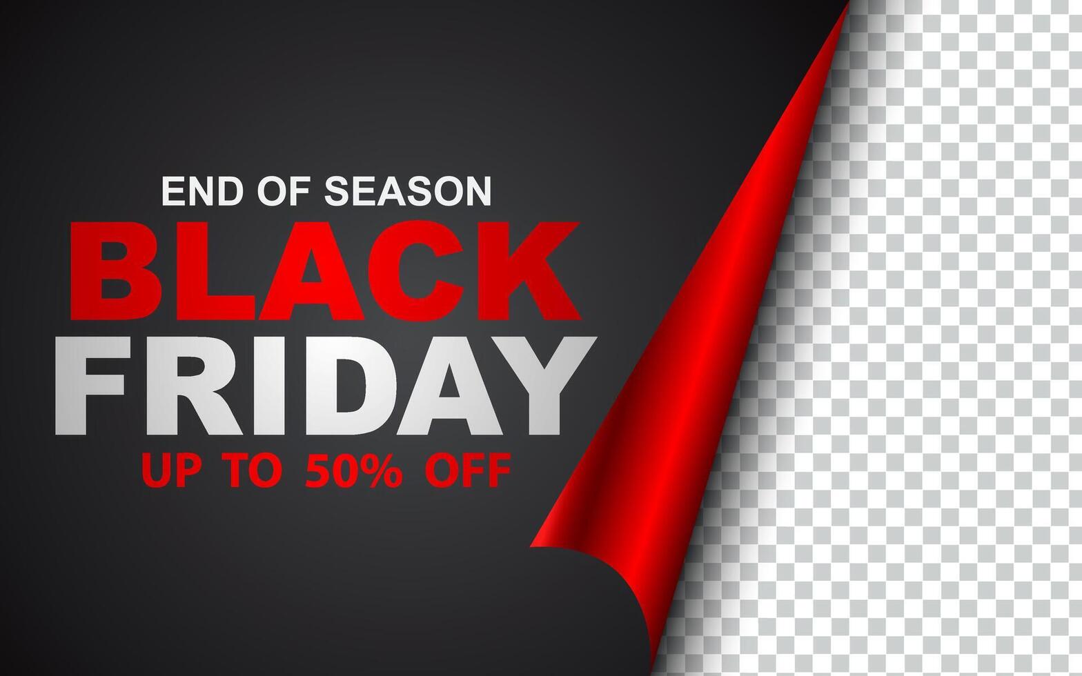 Black Friday Sale Banner Template For Social Media vector