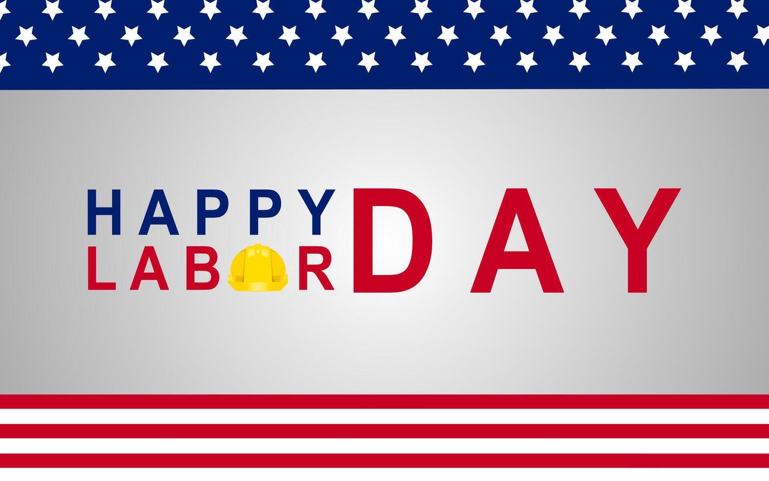 US Labor Day banner vector