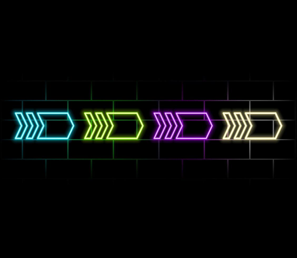 AI chip and two recycle digital arrows. Abstract digital AI processor in low poly wireframe with neon blue lights effects. Technology background. Artificial Intelligence concept. illustration. vector