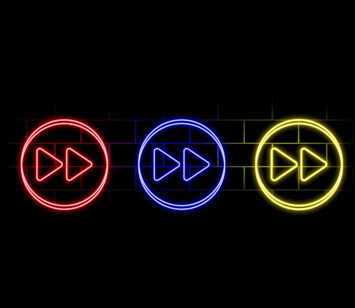 Percentage with arrow up and down. Banking, credit, interest rate. Neon icon. stock illustration. vector