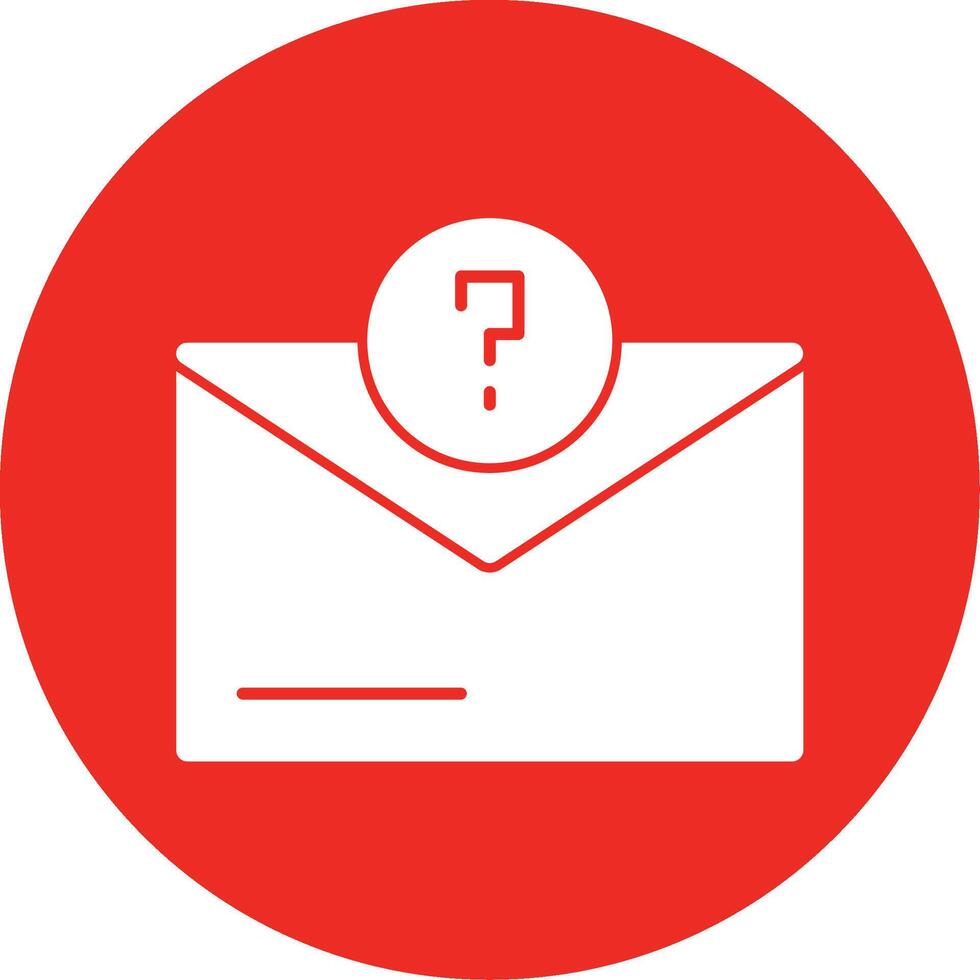 Question MarkGlyph Multi Circle vector