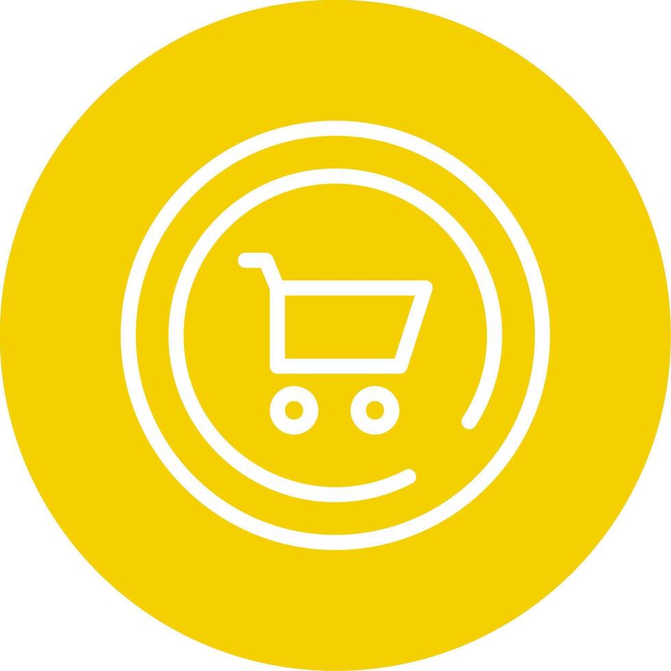 Cart Line Multi Circle vector