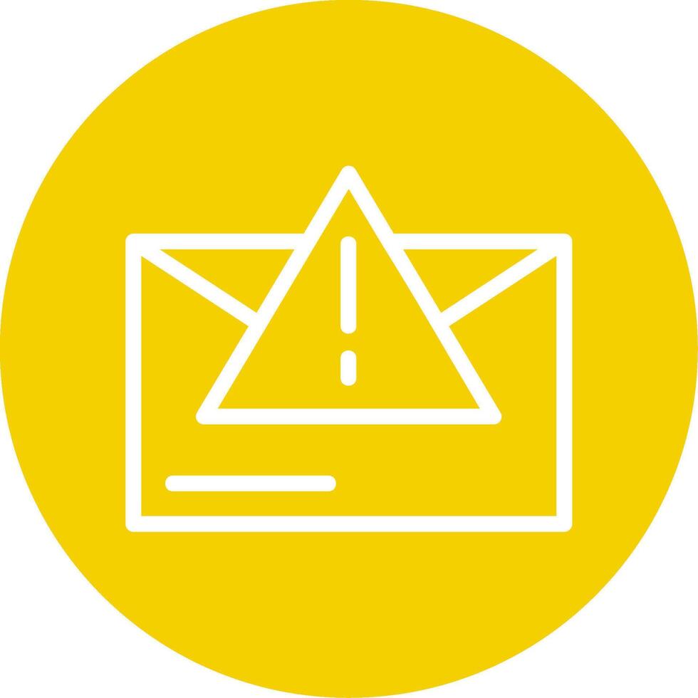 Warning Triangle Line Multi Circle vector