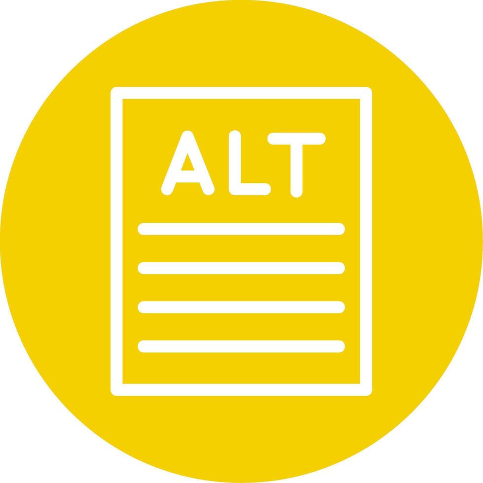 Alt text Line Multi Circle vector