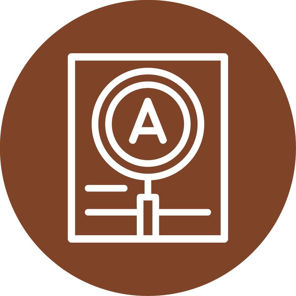 Magnification Line Multi Circle vector