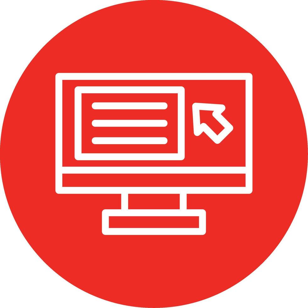 Screen reader Line Multi Circle vector