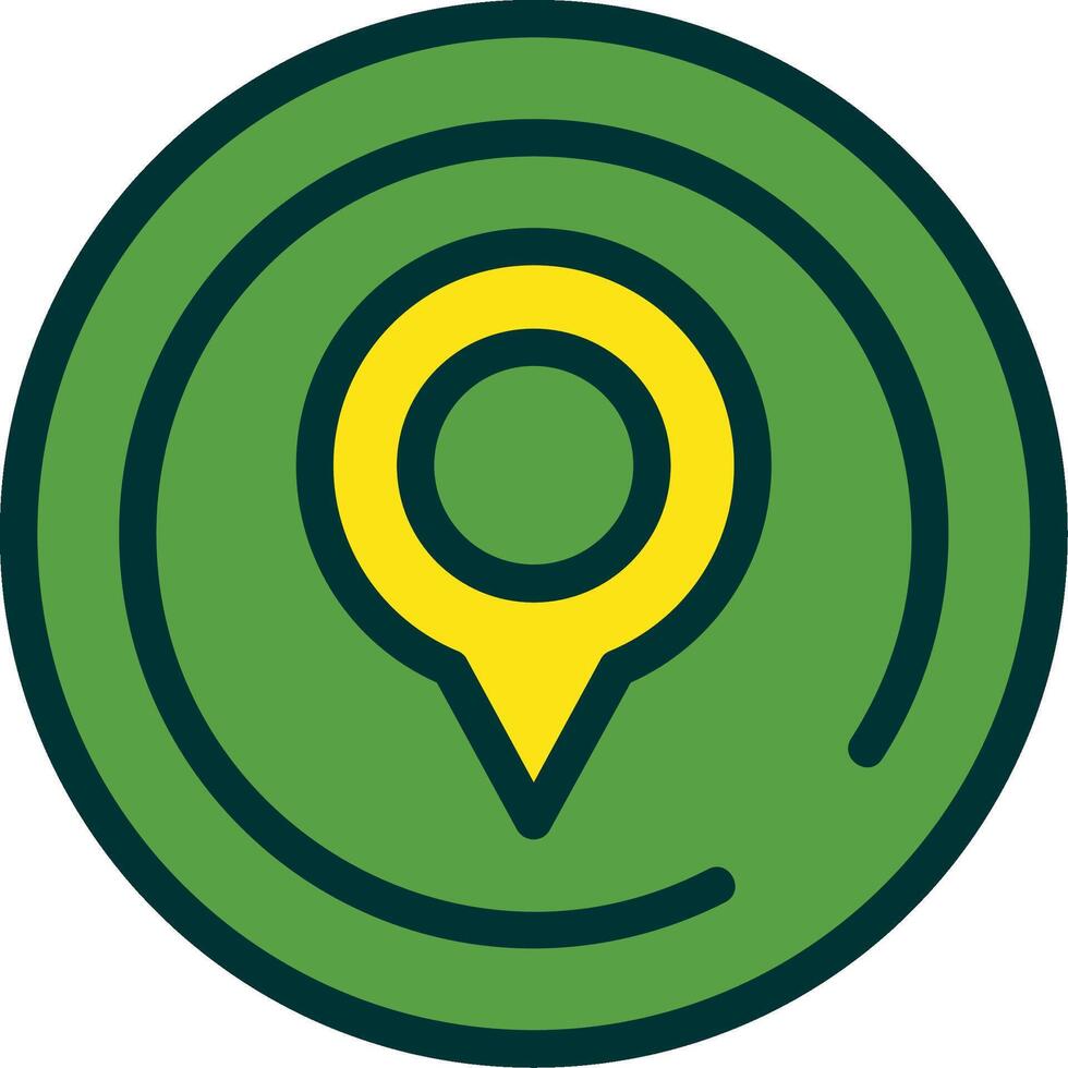 Location Filled Two Color vector