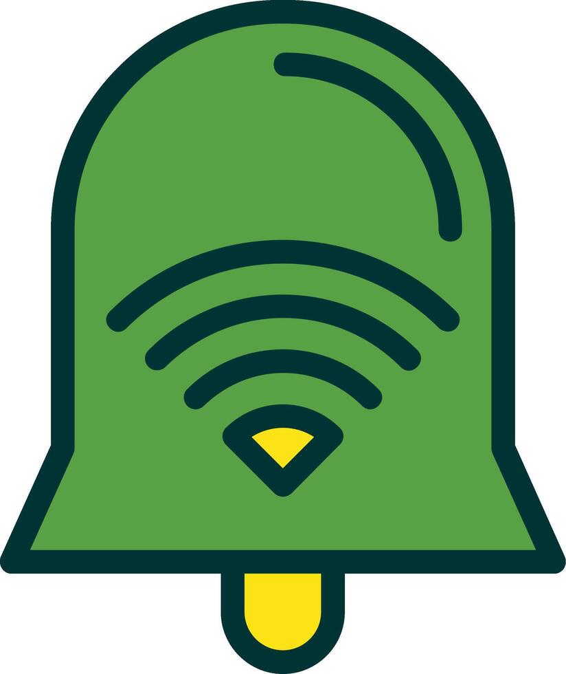 Wi-Fi Signal Filled Two Color vector