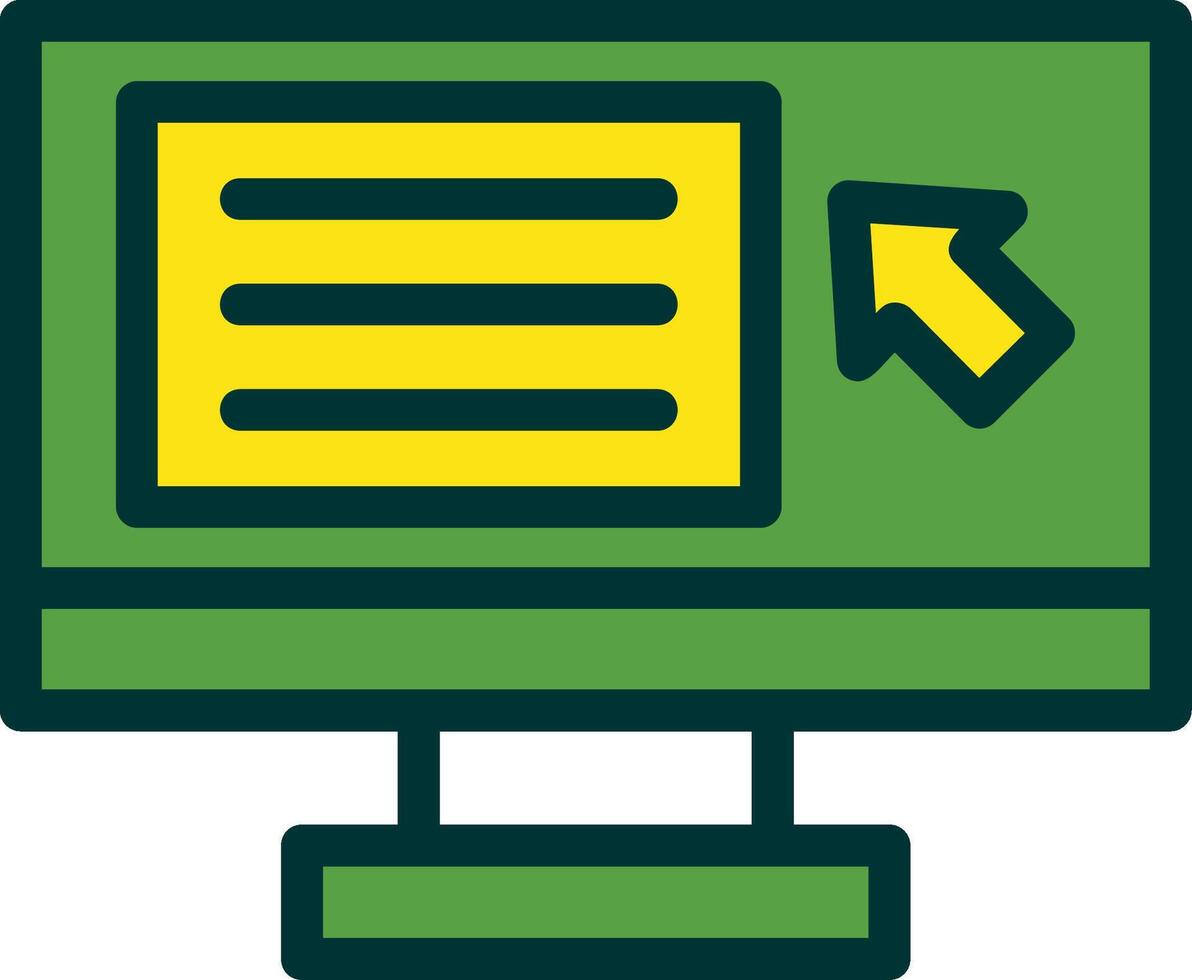 Screen reader Filled Two Color vector