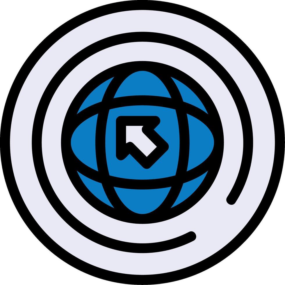 Sign Up Filled Curve vector