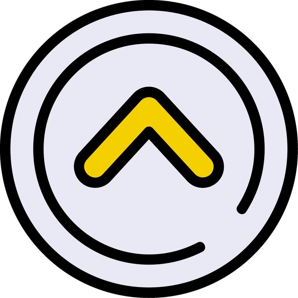 Back to Top Filled Curve vector