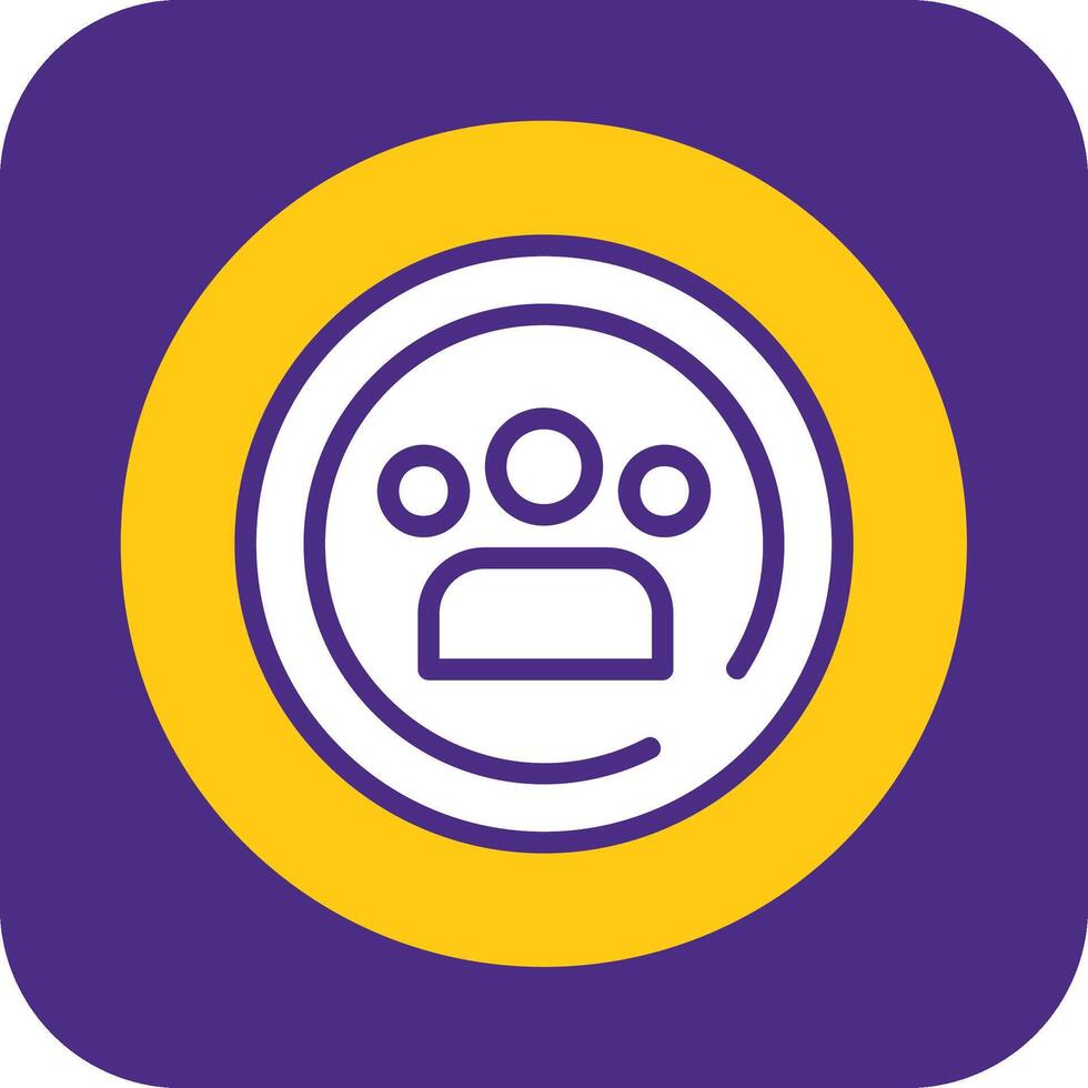 Team Filled Curve vector