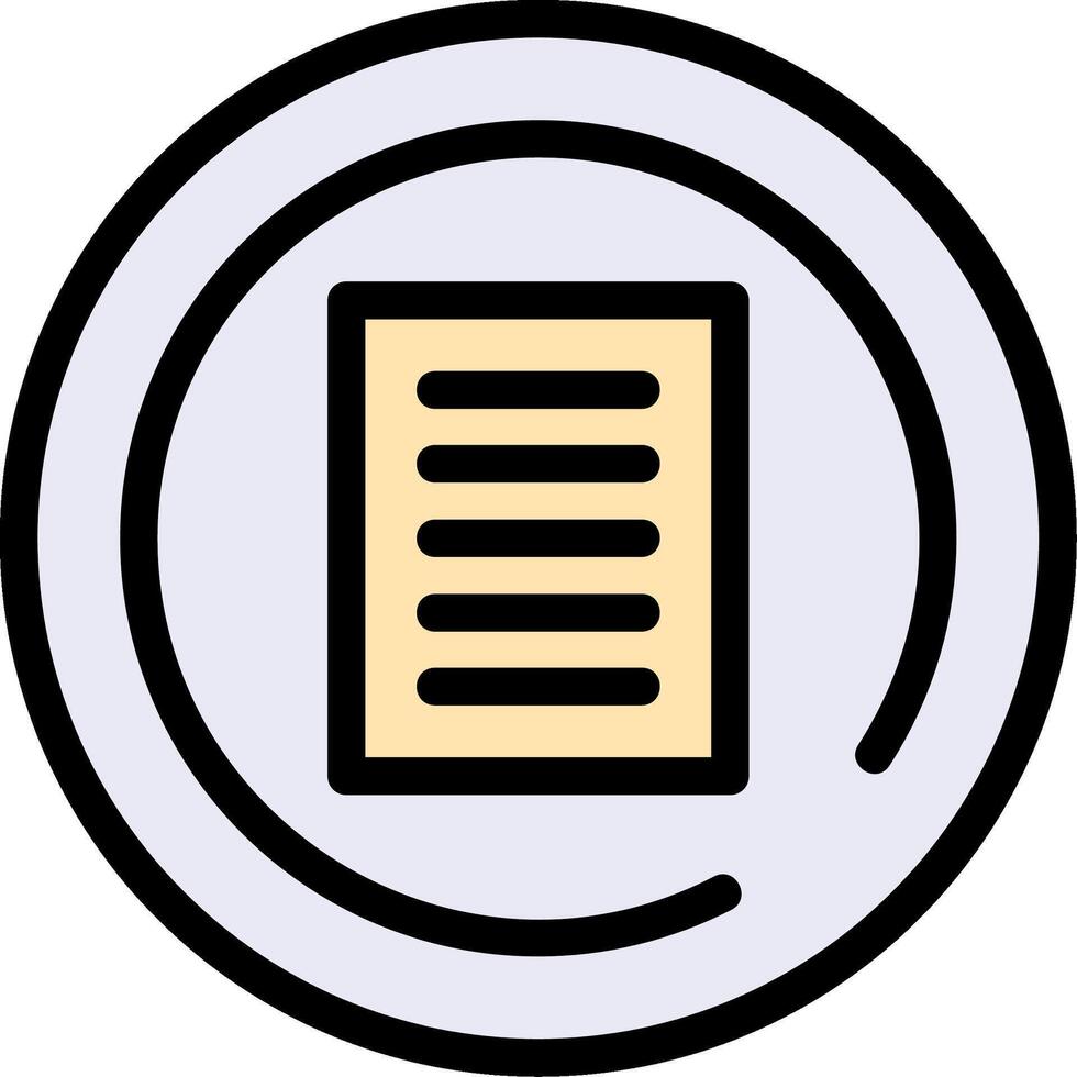 Terms of Service Filled Curve vector