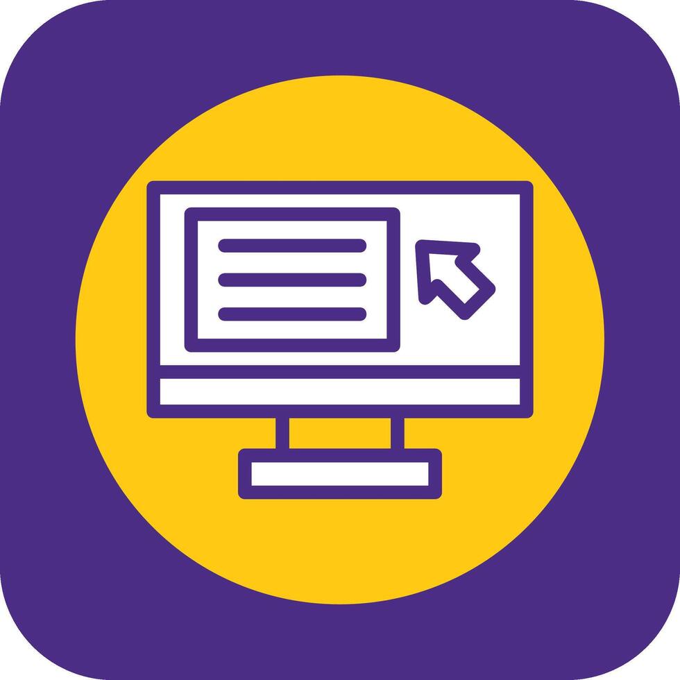 Screen reader Filled Curve vector