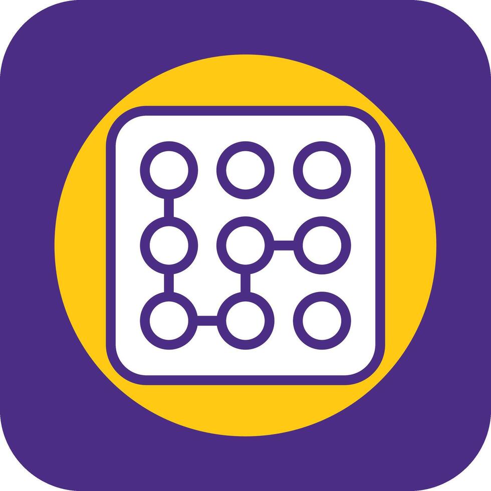 Pattern Filled Curve vector