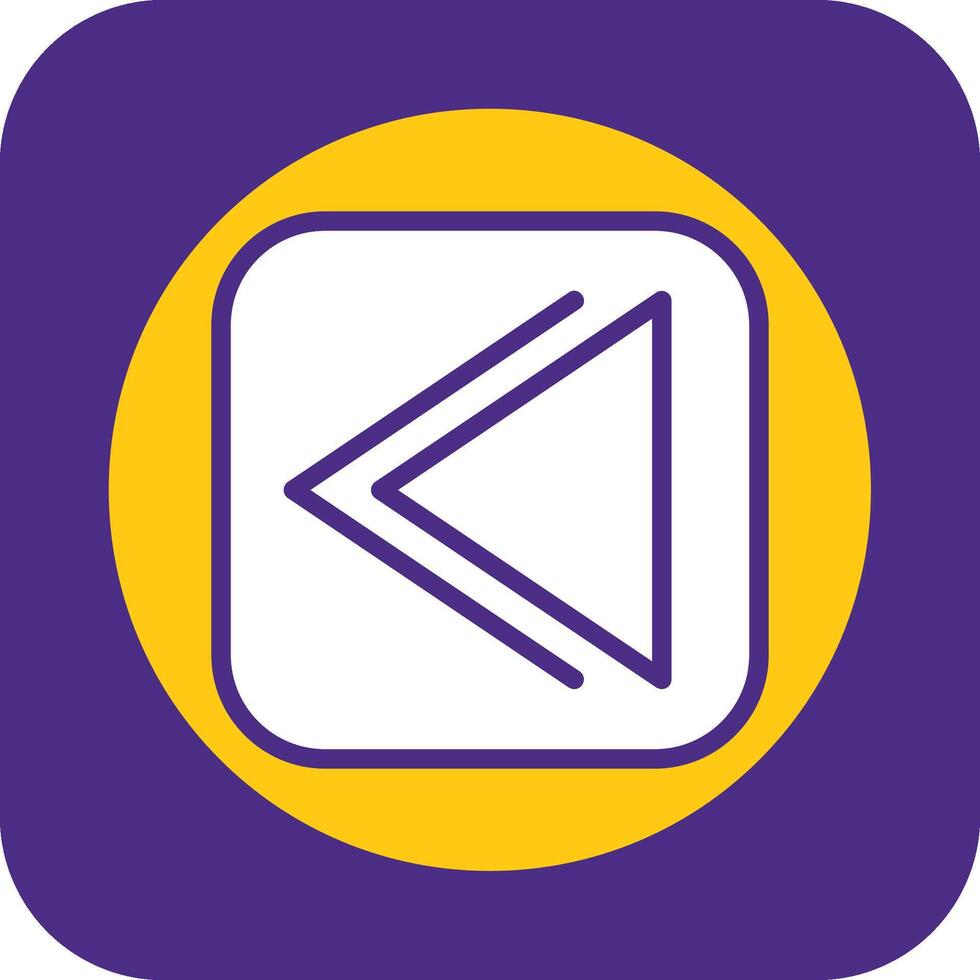 Backward Filled Curve vector