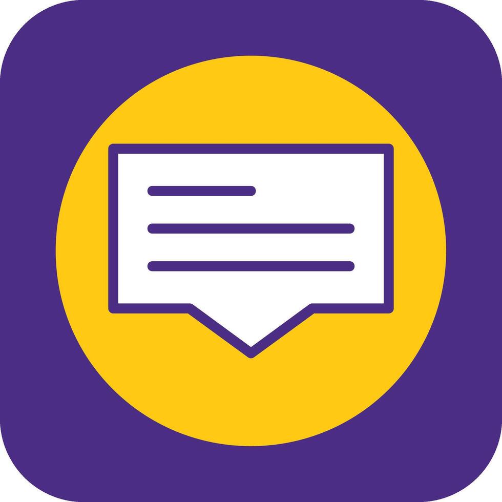 Comment Filled Curve vector