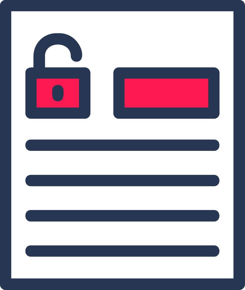 Accessible forms Line Half Filled vector