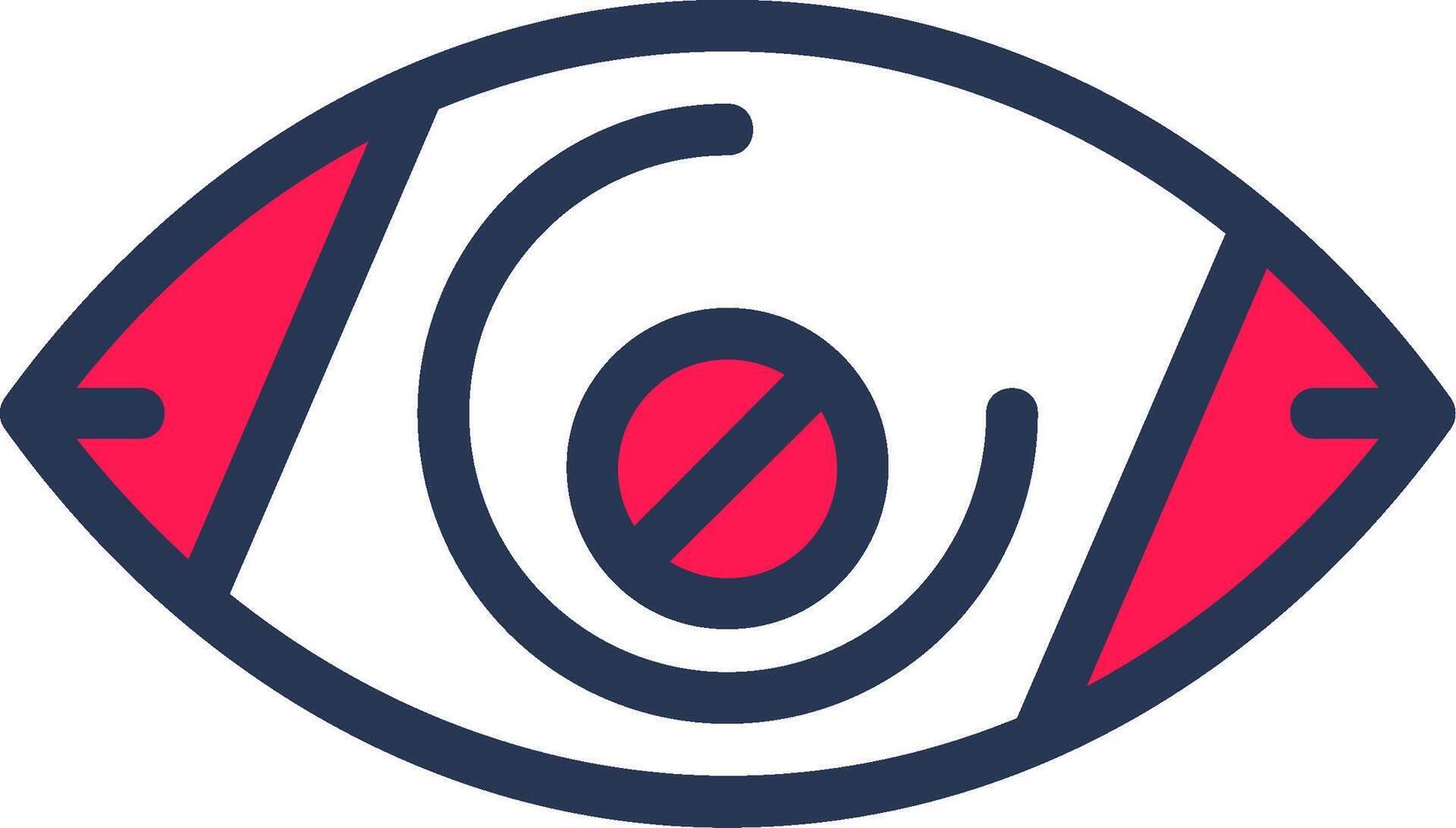 Line Half Filled Icon vector