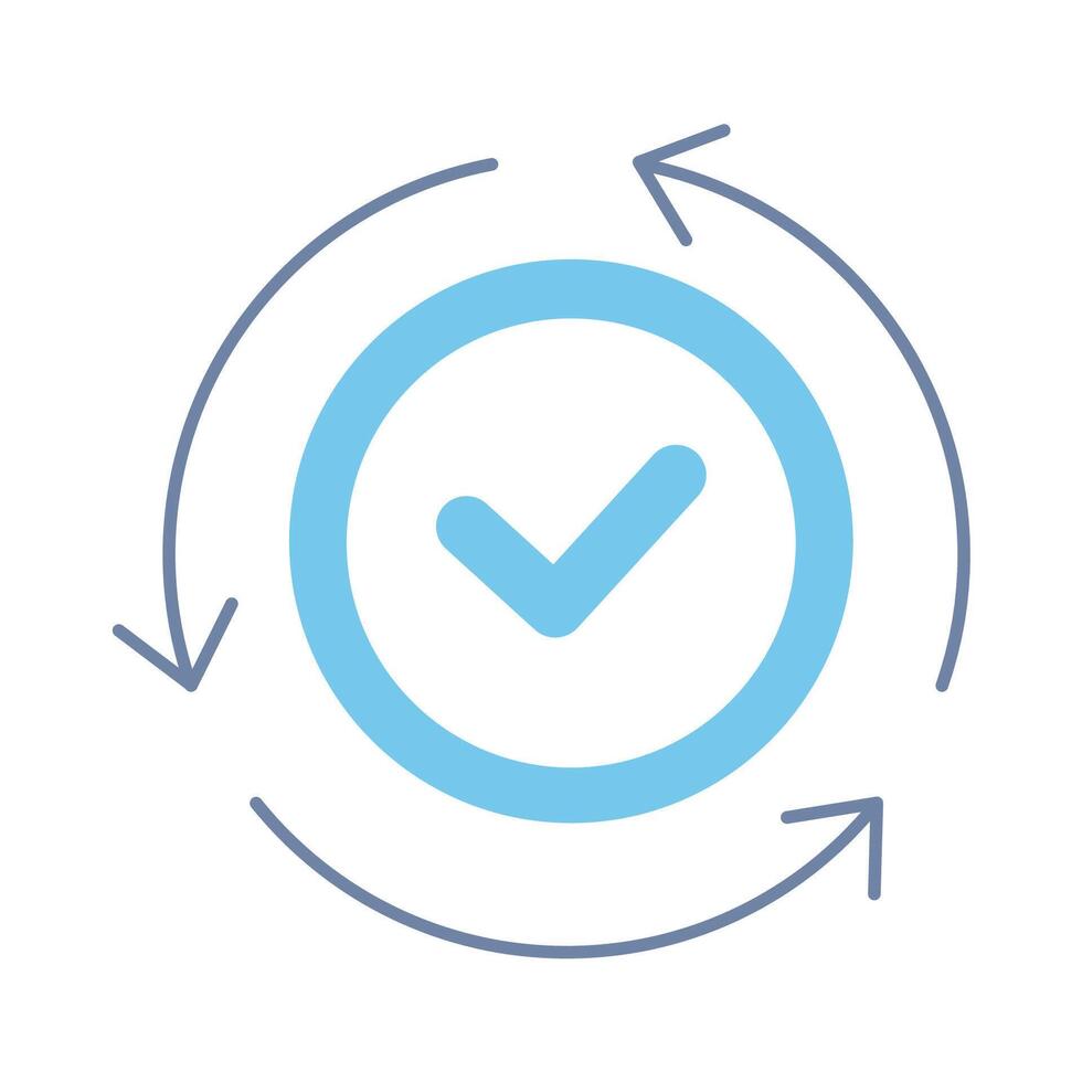 complete concept line icon. Simple element illustration. complete concept outline symbol design. vector