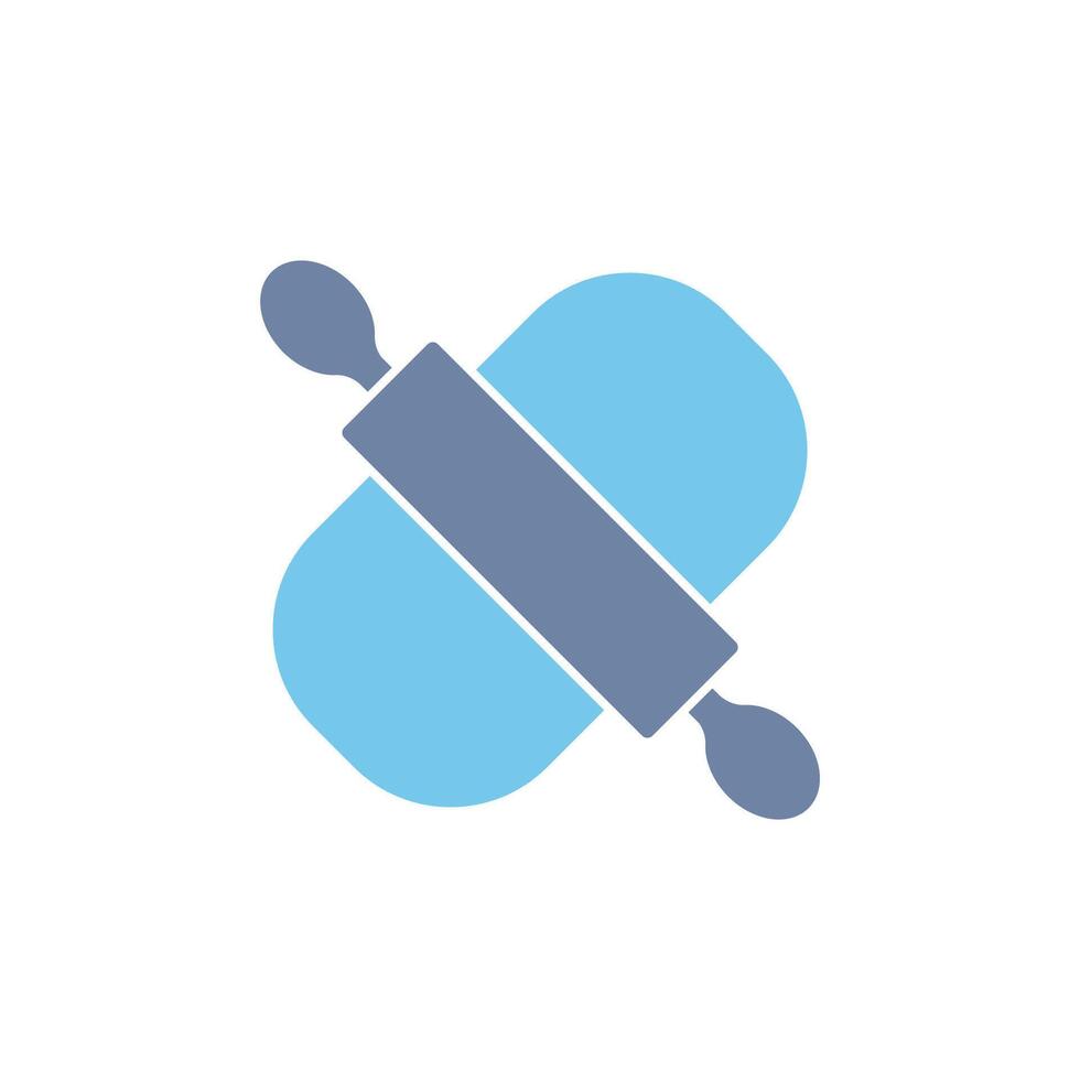 rolling pin concept line icon. Simple element illustration. rolling pin concept outline symbol design. vector
