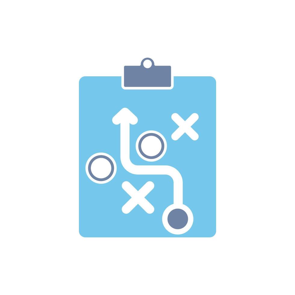 strategy concept line icon. Simple element illustration. strategy concept outline symbol design. vector