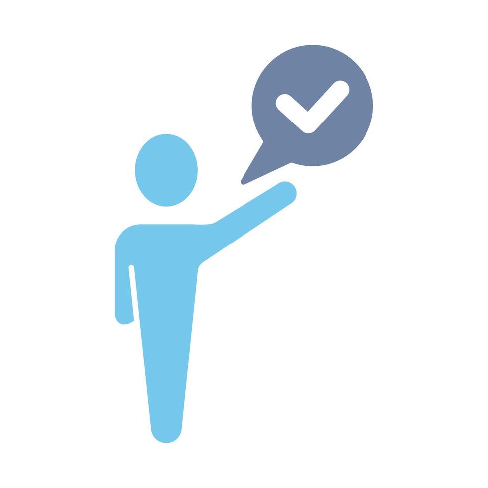 accept concept line icon. Simple element illustration. accept concept outline symbol design. vector
