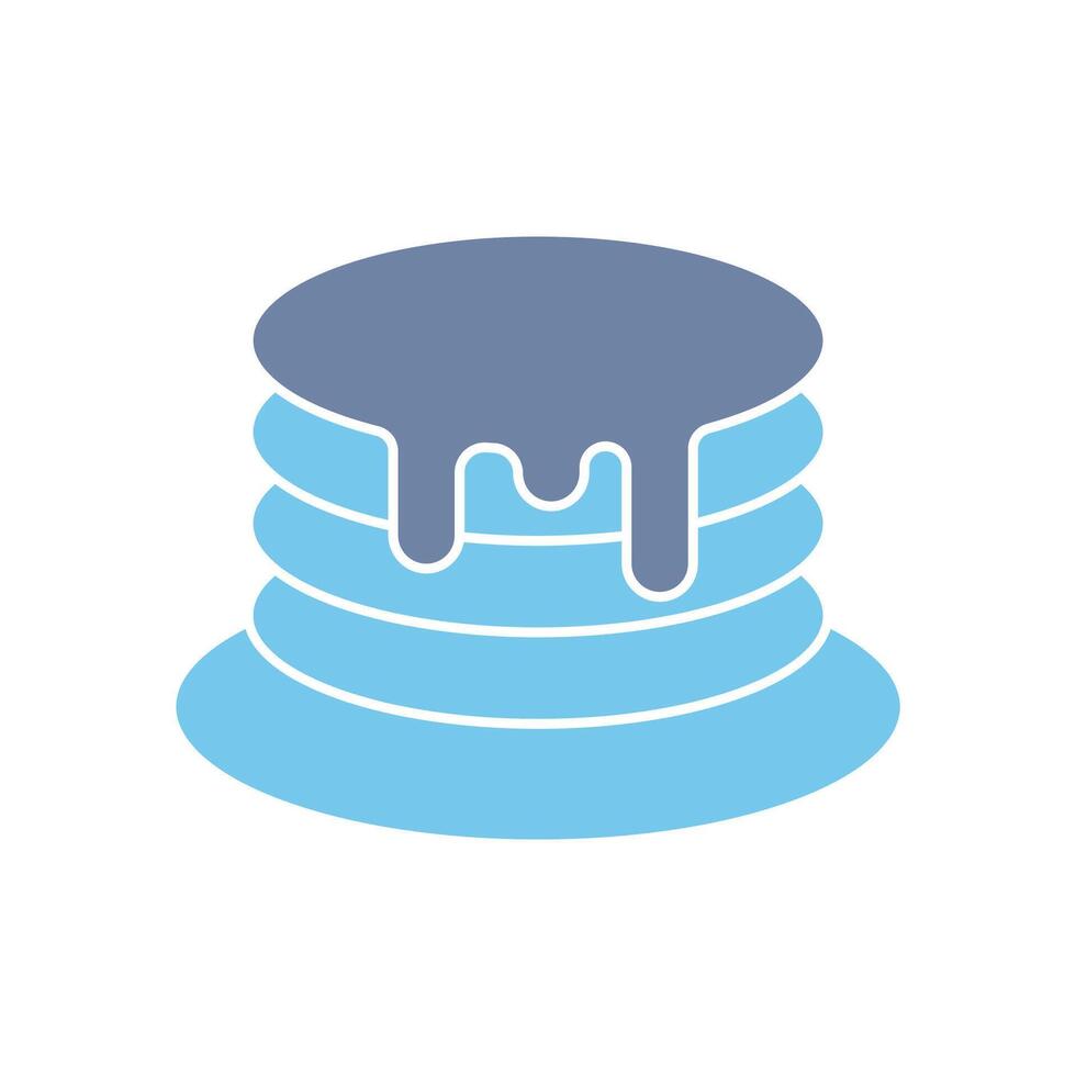 pancake concept line icon. Simple element illustration. pancake concept outline symbol design. vector