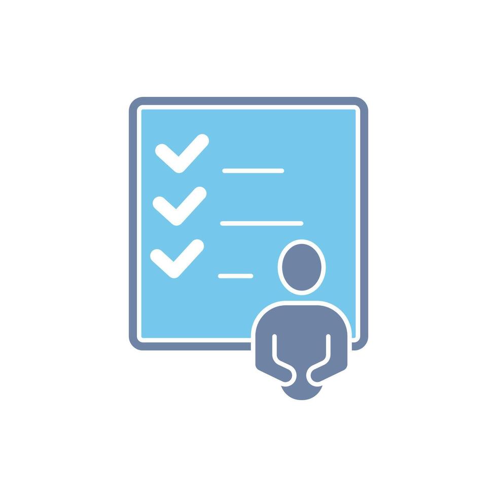 tasks concept line icon. Simple element illustration. tasks concept outline symbol design. vector