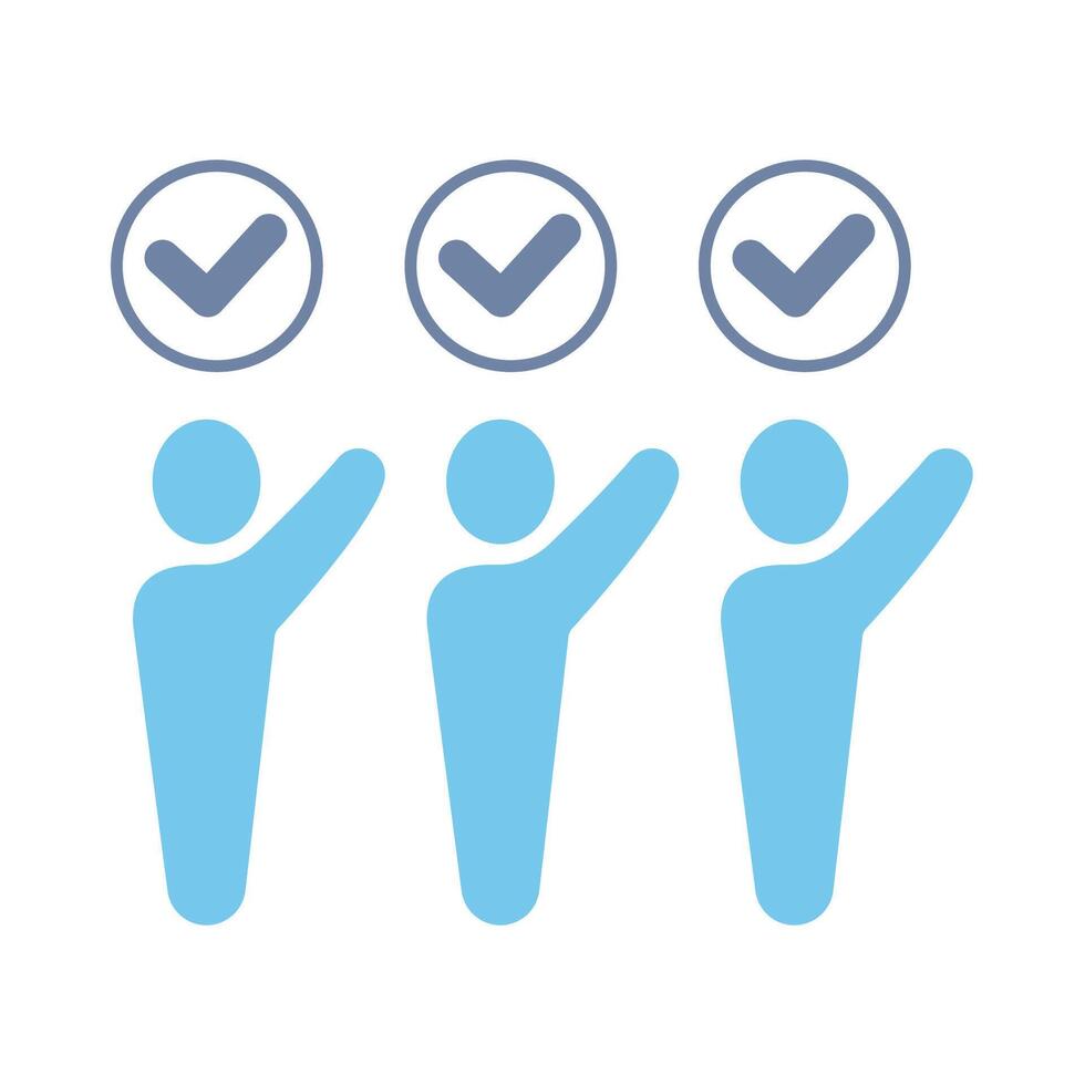 agree concept line icon. Simple element illustration. agree concept outline symbol design. vector