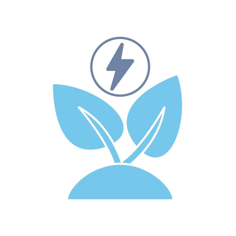green energy concept line icon. Simple element illustration. green energy concept outline symbol design. vector