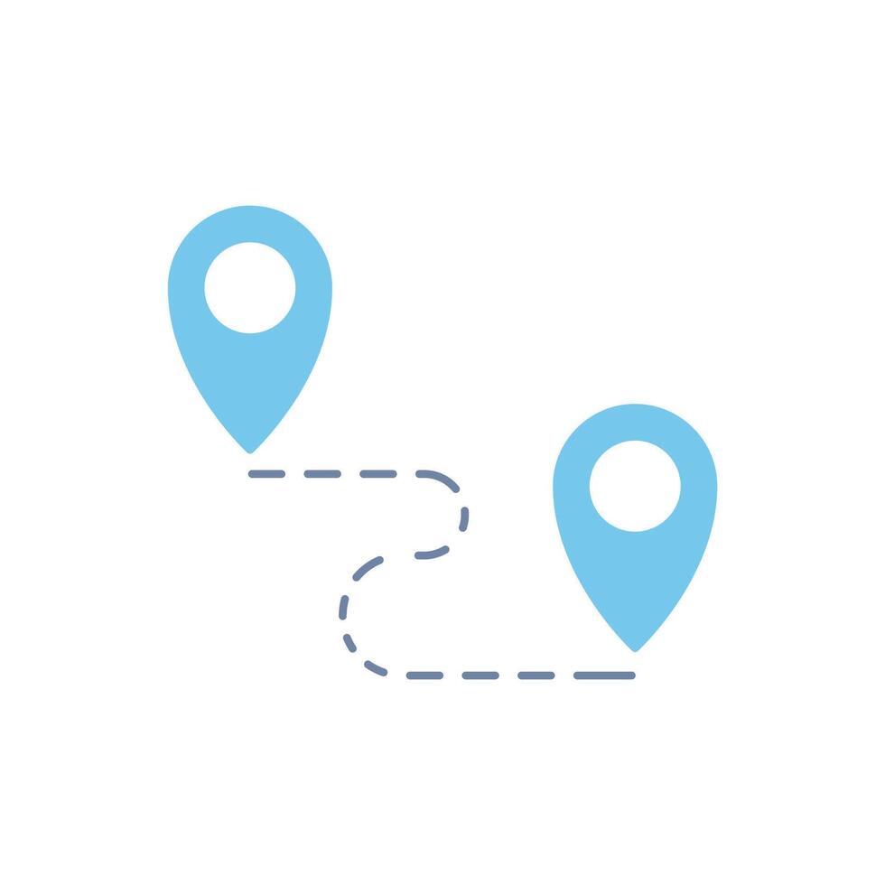 road map concept line icon. Simple element illustration. road map concept outline symbol design. vector