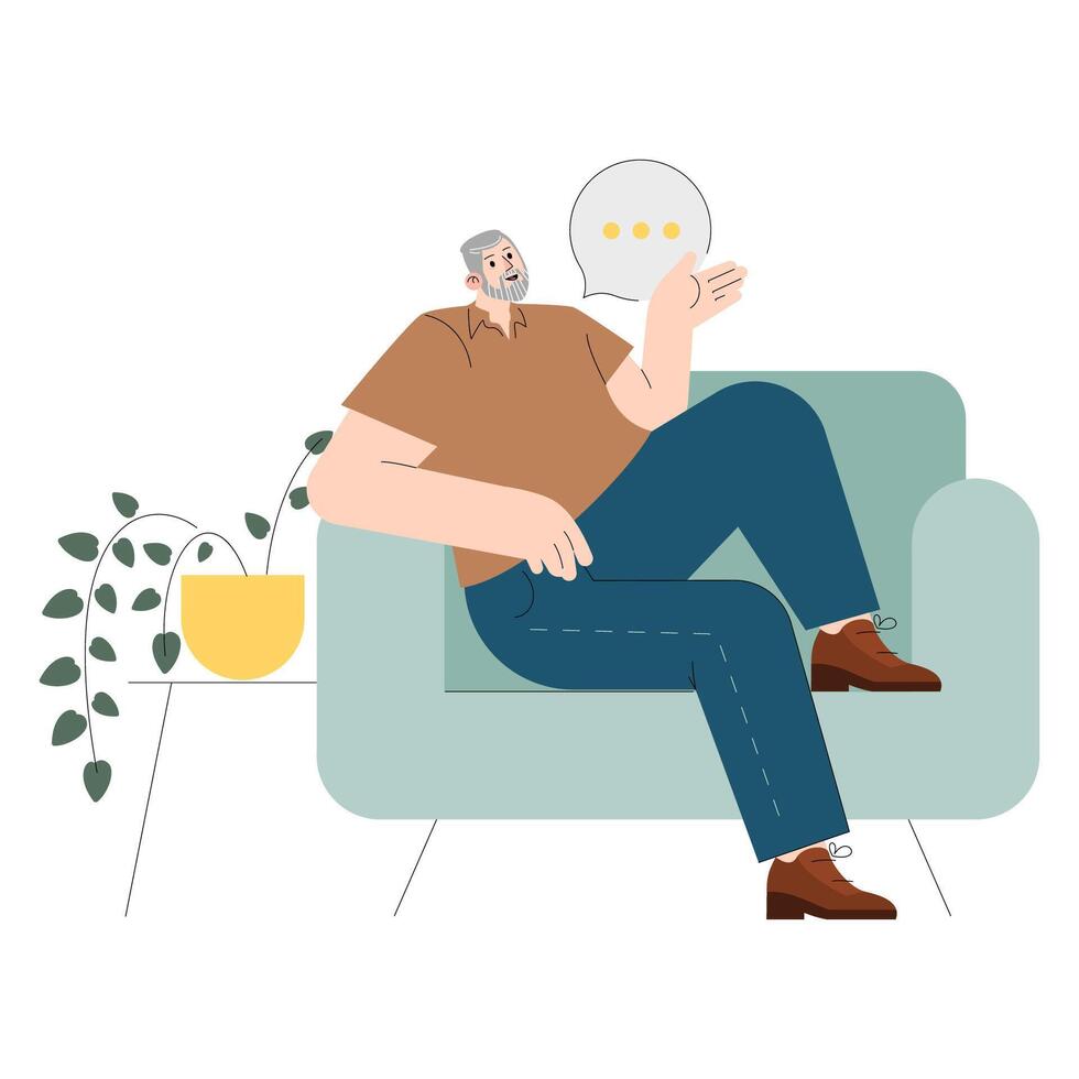 Diversity Businessman. Flat Illustration vector