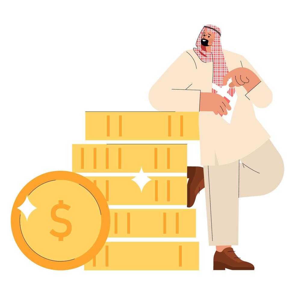 Diversity Businessman. Flat Illustration vector