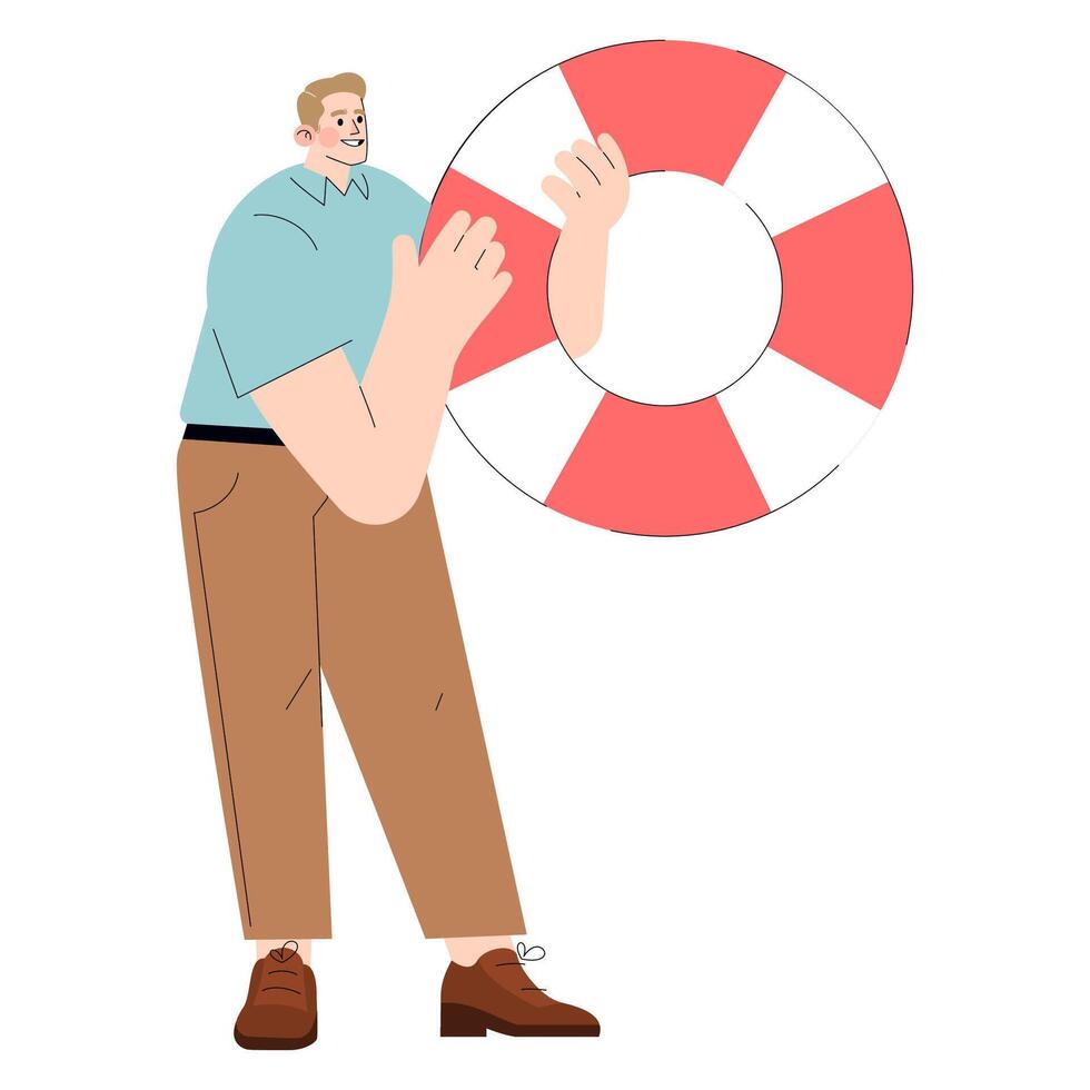 Diversity Businessman. Flat Illustration vector