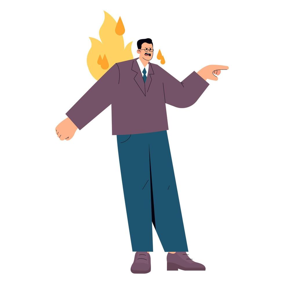 Diversity Businessman. Flat Illustration vector