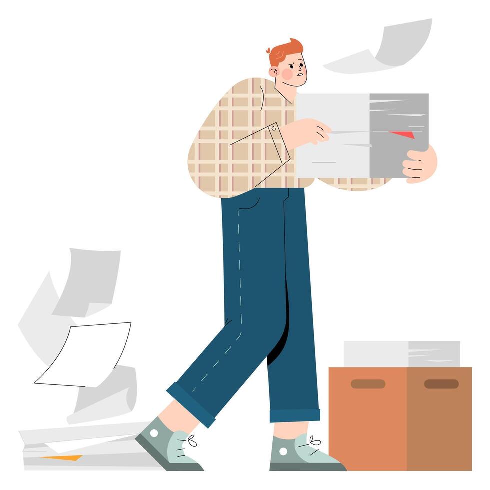 Diversity Businessman. Flat Illustration vector